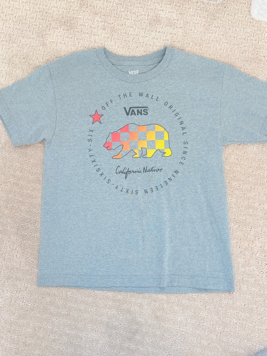 Vans Other - Boys VANS Size M Medium Light Blue Super Soft Short Sleeve T Shirt